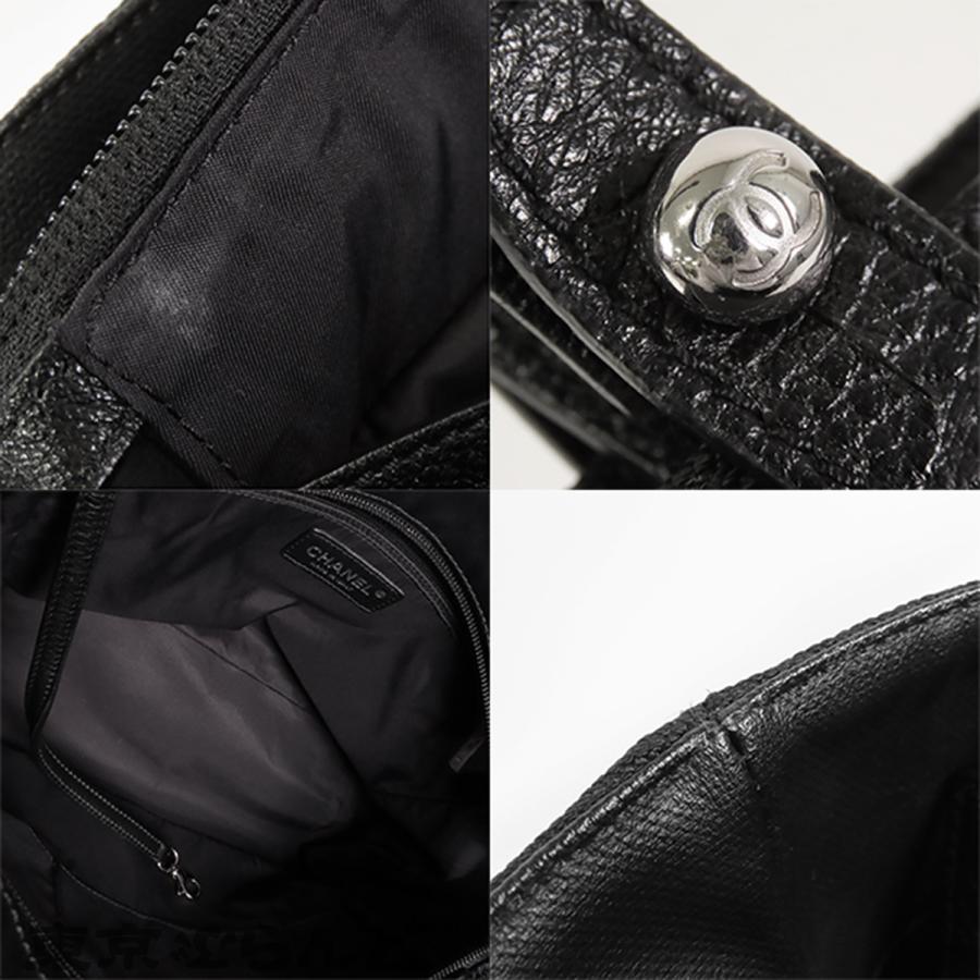 CHANEL（シャネル） パリビアリッツ PM A34208 ブラック 黒 シルバー 