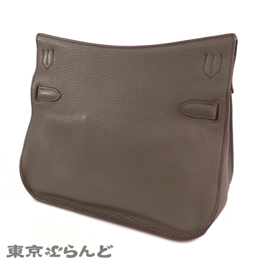 エルメス HERMES ジプシエール 28 ヴェルソ □O刻印 エタンxブルー系 シルバー金具 トリヨン ショルダーバッグ レディース 101848256の画像