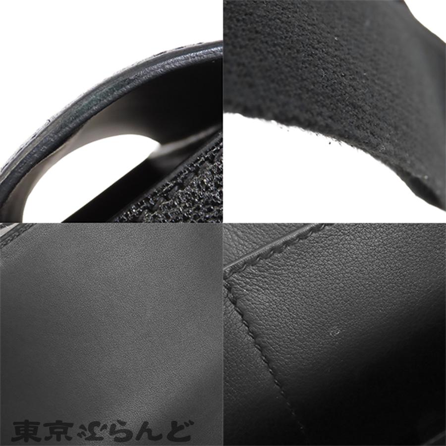 エルメス HERMES ゲタ U刻印 ブラック 黒 シルバー金具 シェーブル ショルダーバッグ レディース 101848296の画像