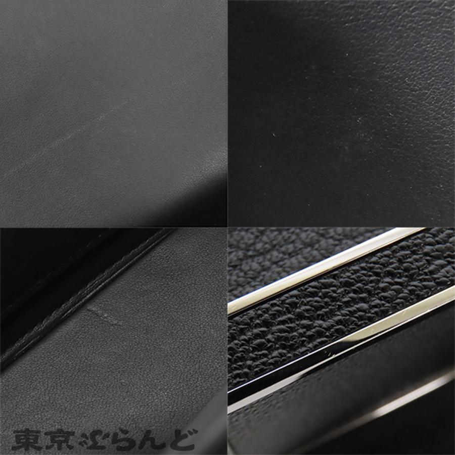 エルメス HERMES ゲタ U刻印 ブラック 黒 シルバー金具 シェーブル ショルダーバッグ レディース 101848296の画像