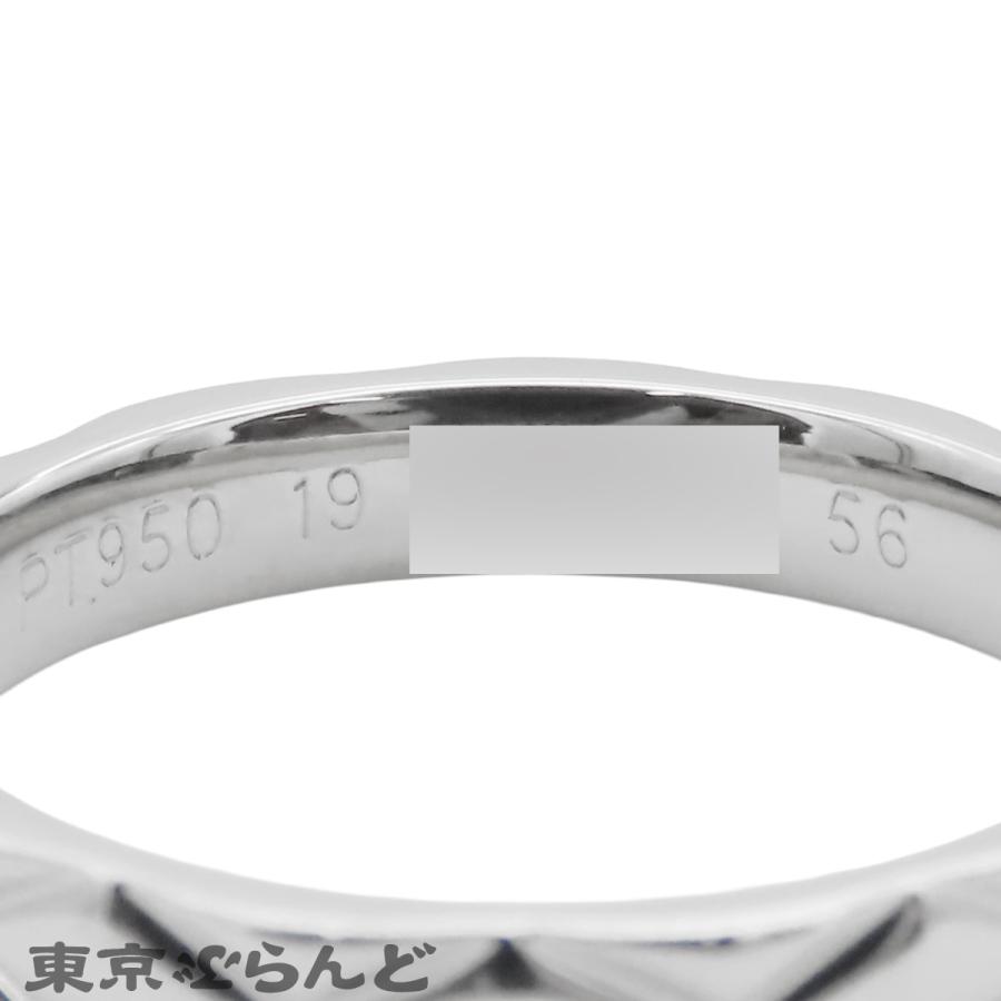 CHANELマトラッセリング PT950 #56(15号) プラチナ CHANEL（シャネル） マトラッセ リング プラチナ Pt950 15号相当 56