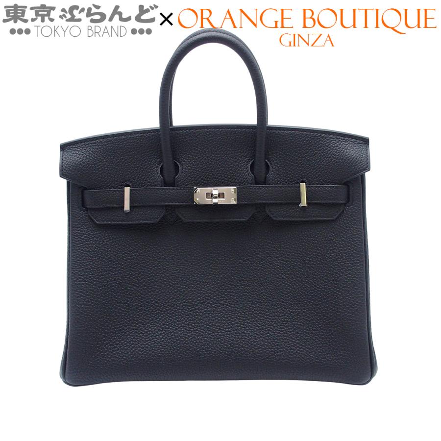 HERMES（エルメス） バーキン 25 K刻印 ブラック シルバー金具 トゴ
