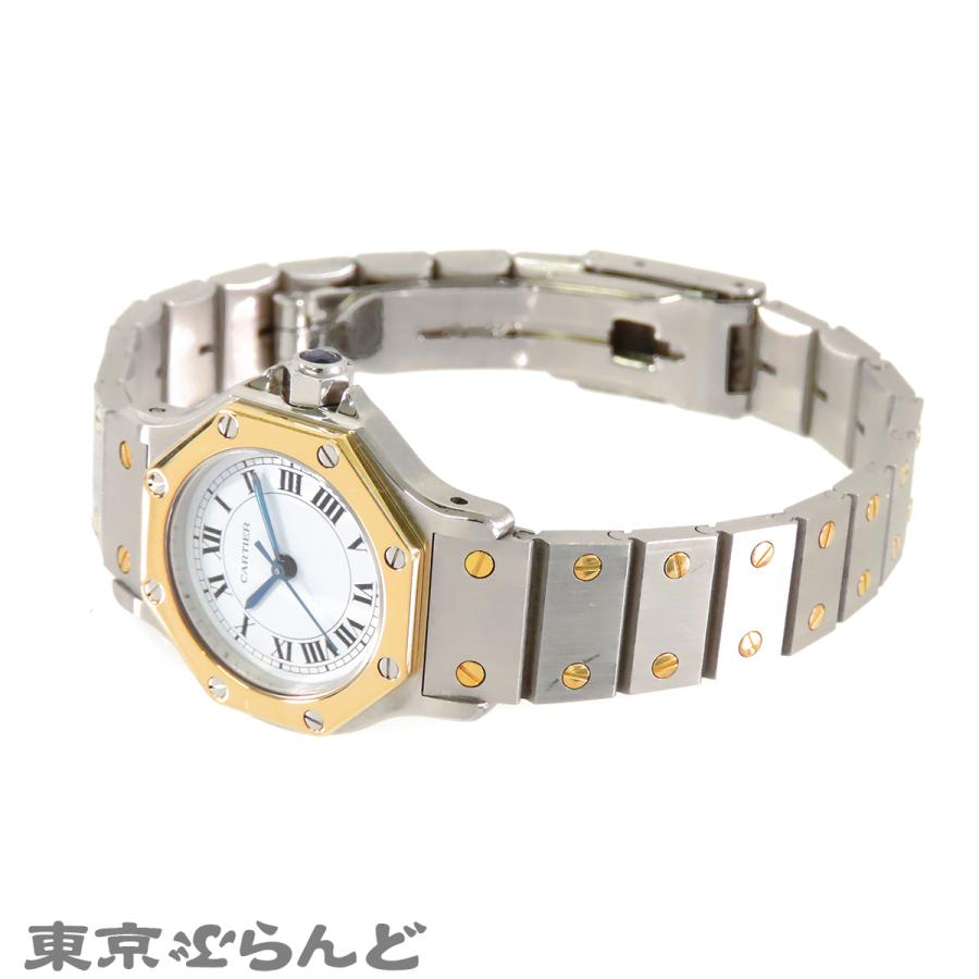 訳あり カルティエ CARTIER サントスオクタゴンSM 自動巻き レディース _942691 Cartier（カルティエ） ☆訳あり【CARTIER】カルティエ サントス