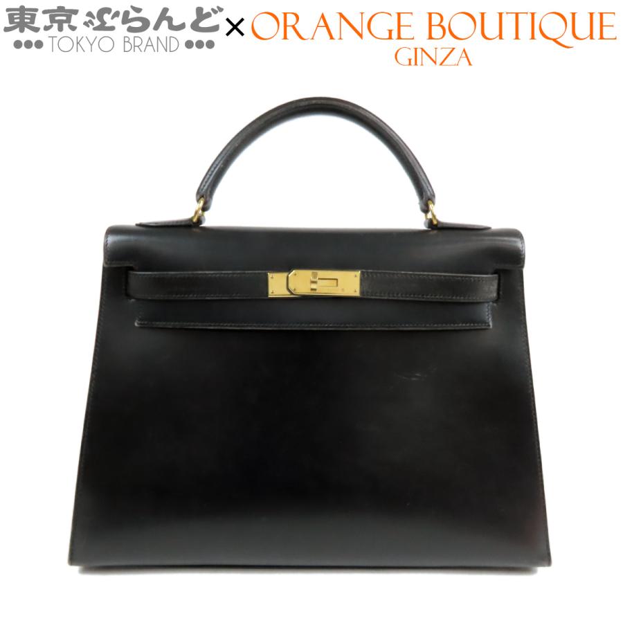 HERMES（エルメス） ケリー 32 □B刻印 ブラック 黒 ゴールド金具