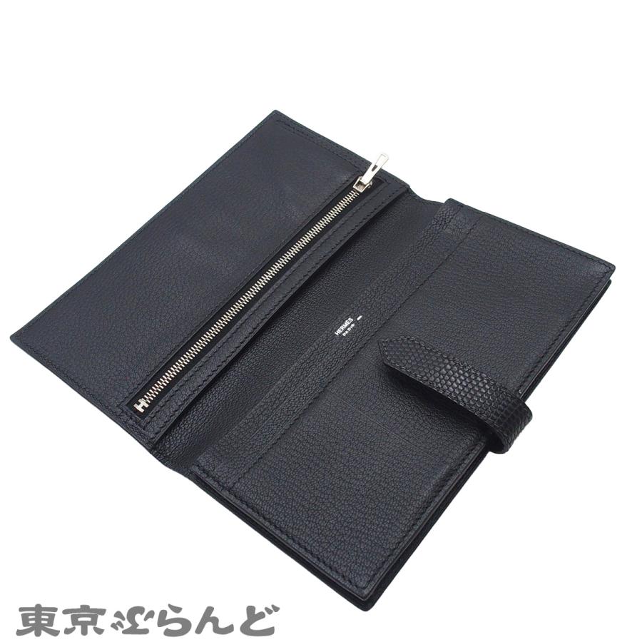 HERMES（エルメス） ベアンスフレ □J刻印 ブラック シルバー金具