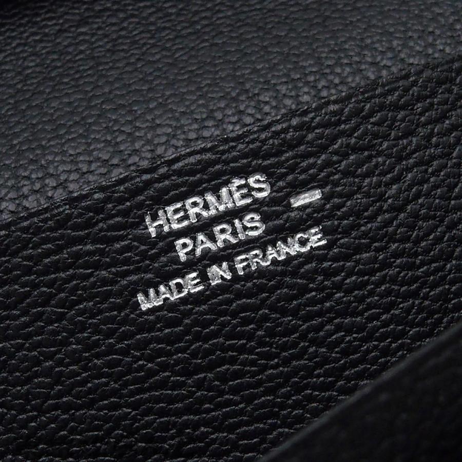 HERMES（エルメス） ベアンスフレ □J刻印 ブラック シルバー金具
