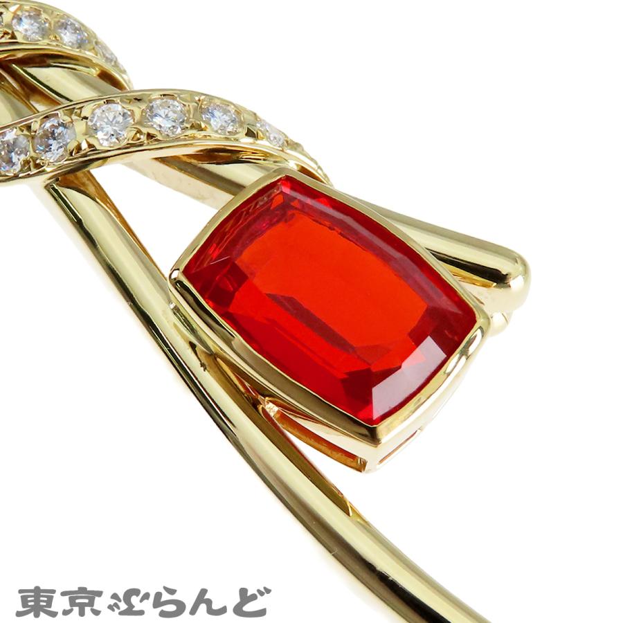 MIKIMOTO（ミキモト） ブローチ イエローゴールド K18YG ファイア