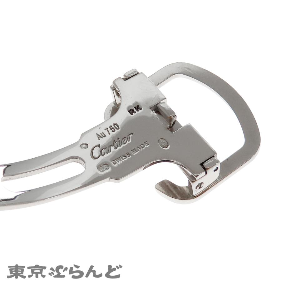 カルティエ CARTIER 純正Dバックル ホワイトゴールド K18WG 金無垢 取り付け幅17mm 腕時計小物 レディース 101850508の画像