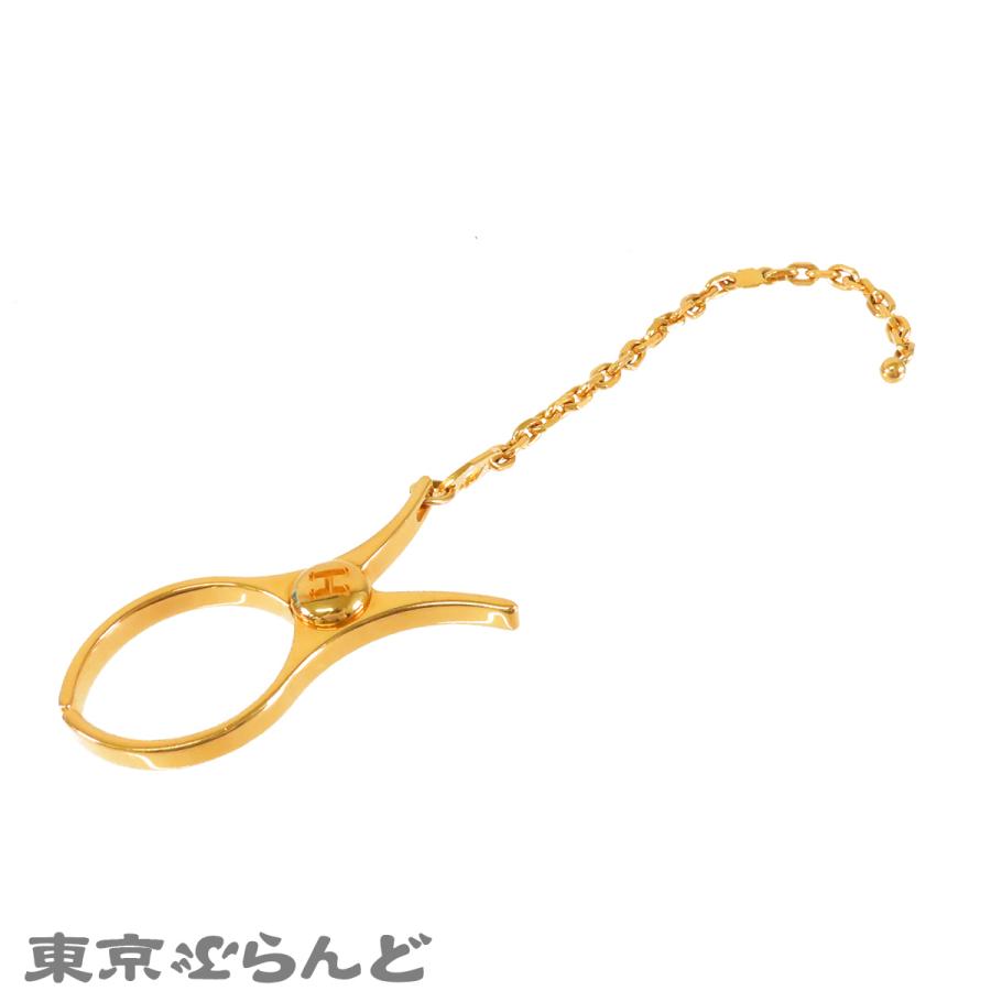 HERMES（エルメス） グローブホルダー ゴールド メタル チャーム GP
