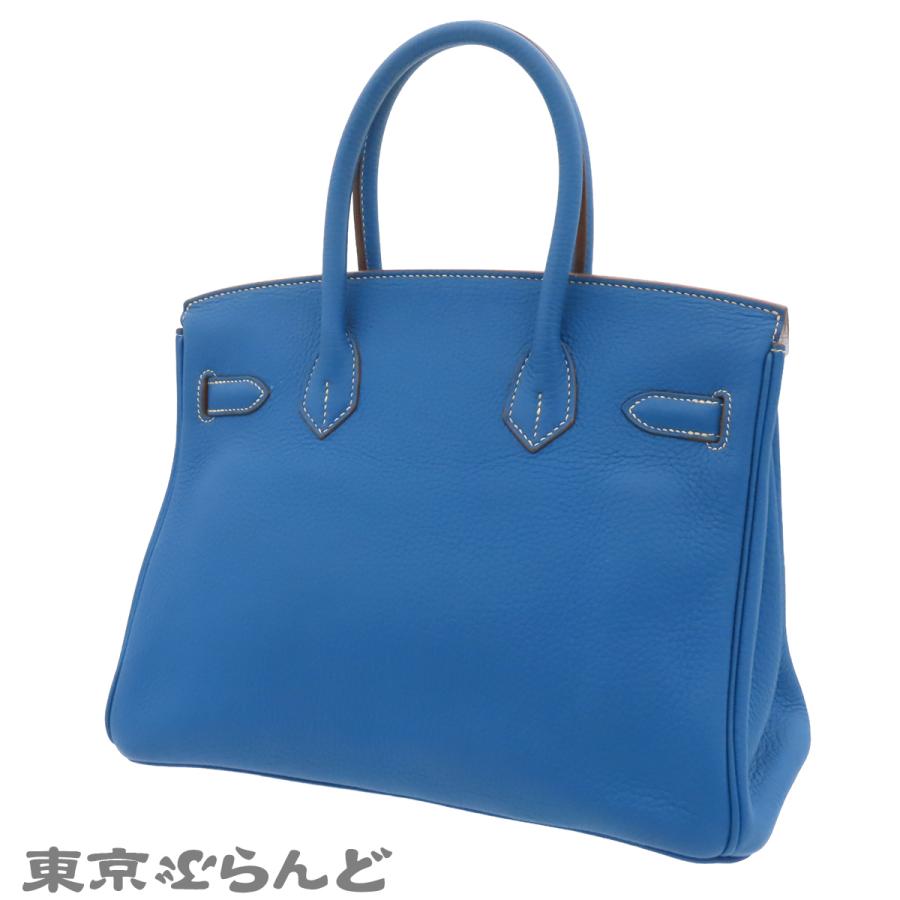 HERMES（エルメス） バーキン 30 □O刻印 ミコノスxホワイト シルバー