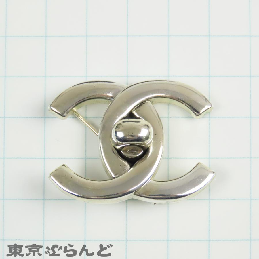 シャネル CHANEL ブローチ シルバー メタル ターンロック 96P レディース 101851500_7