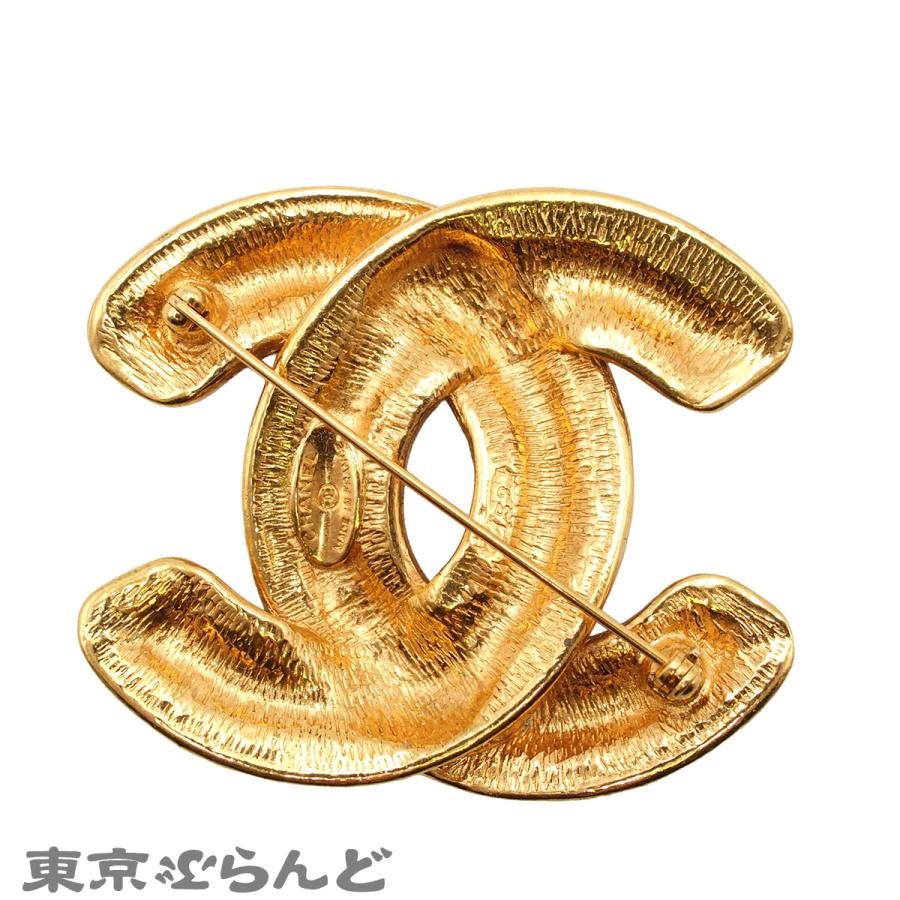 CHANEL（シャネル） ブローチ ゴールド メタル ココマーク マトラッセ