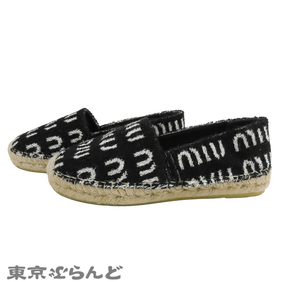miu miu（ミュウミュウ） エスパドリーユ 5S746D ブラック