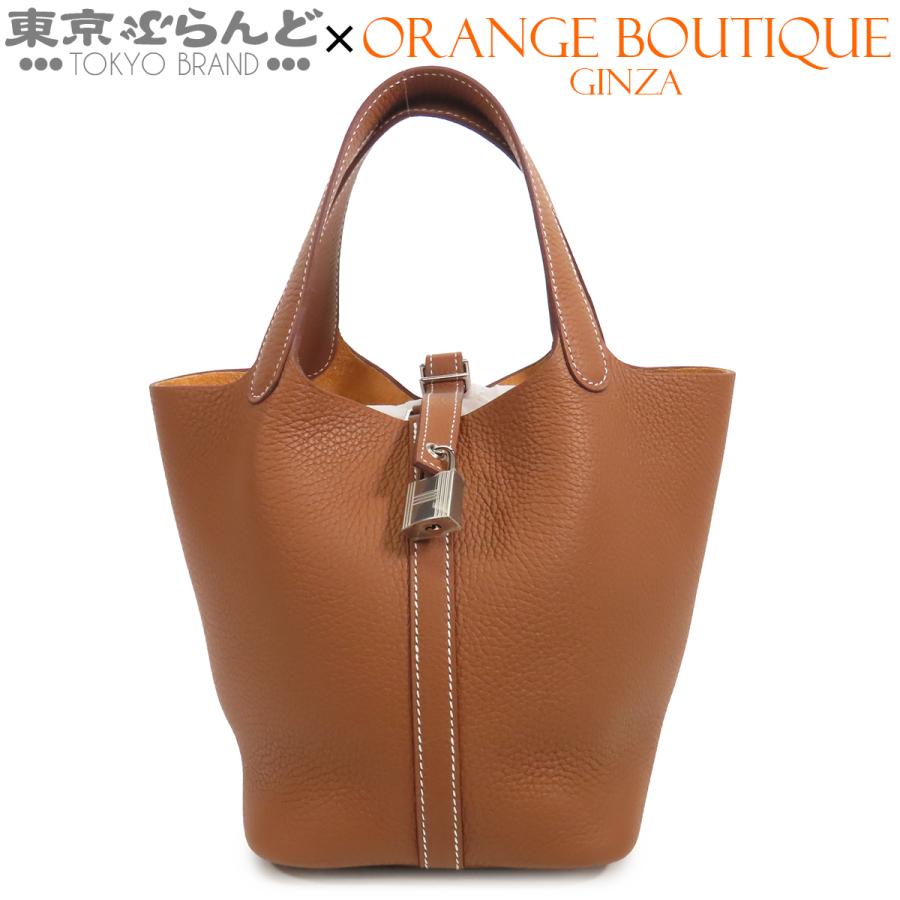 エルメスピコタンロック PM18 ゴールド×シルバー金具 2025年購入 新品 HERMES（エルメス） ピコタンロック PM K刻印 ゴールド シルバー金具