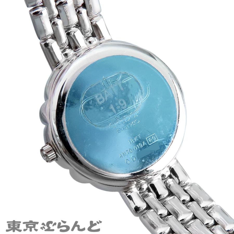 SEIKO（セイコー） クレドール GTAA983 4N70-019A ホワイト K18WG