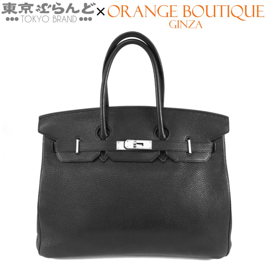 HERMES（エルメス） バーキン 35 □K刻印 ブラック 黒 シルバー金具 