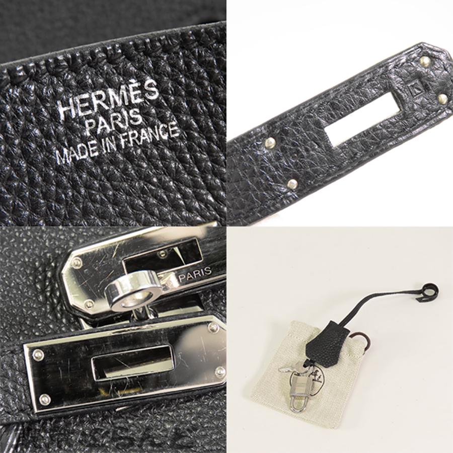 HERMES（エルメス） バーキン 35 □K刻印 ブラック 黒 シルバー金具 