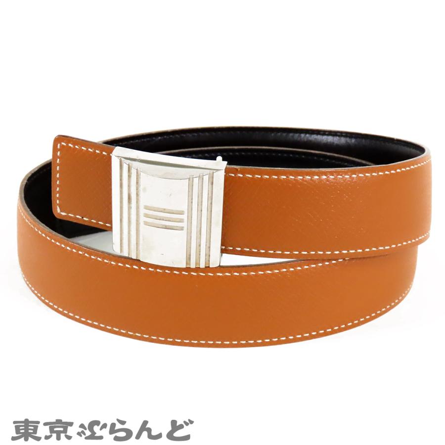 HERMES（エルメス） カデナ ベルト □B刻印 ゴールドxブラック