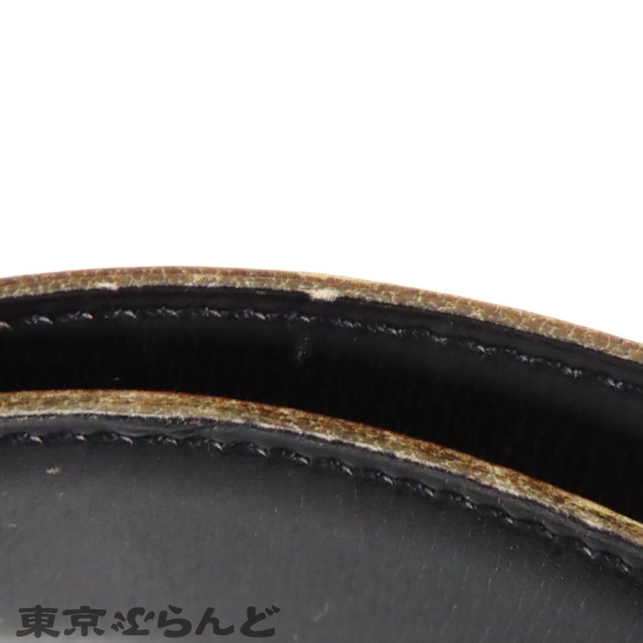 HERMES（エルメス） カデナ ベルト □B刻印 ゴールドxブラック