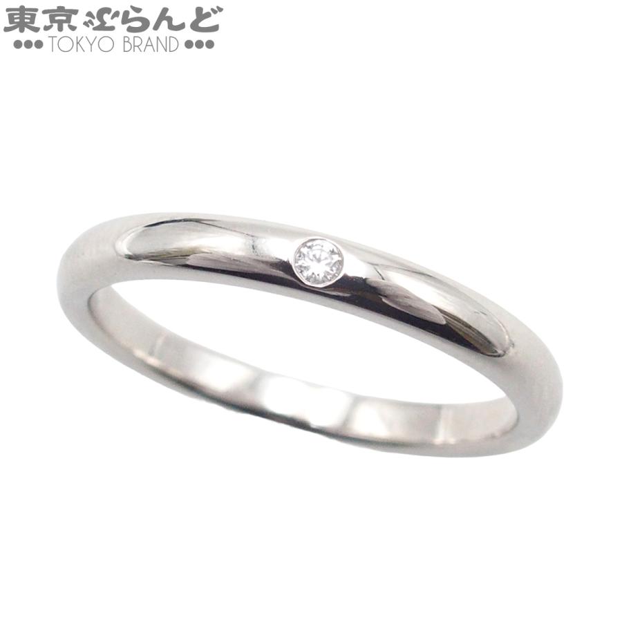 Tiffany & Co. Pt950 リング 約20号 メンズ 刻印あり TIFFANY&Co.（ティファニー） スタッキングバンド プラチナ Pt950