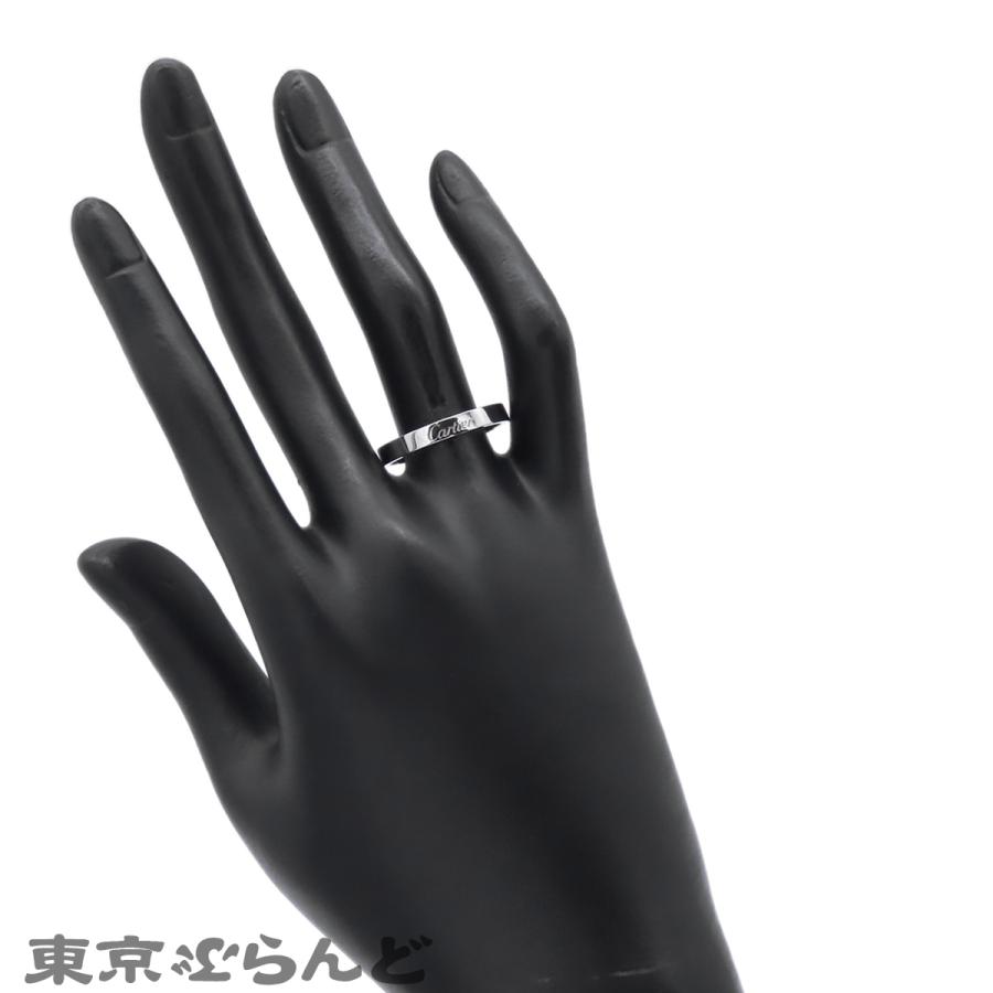 カルティエ リング Pt950 エングレーブド ウェディング リング #58 Cartier（カルティエ） エングレーブド ウェディング リング プラチナ