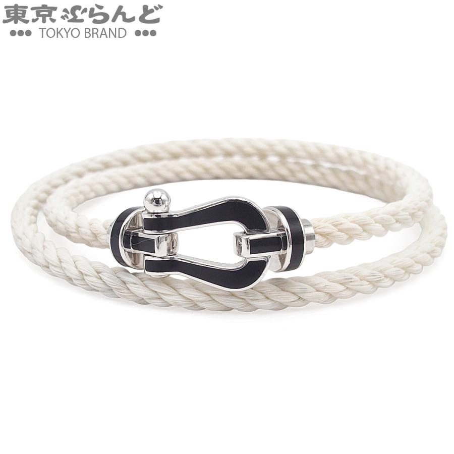 Fred（フレッド） フォース10 ブレスレット ホワイトゴールドxブラック