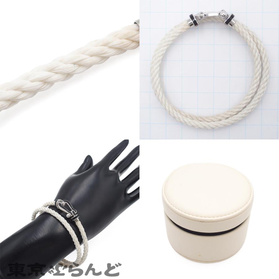 Fred（フレッド） フォース10 ブレスレット ホワイトゴールドxブラック