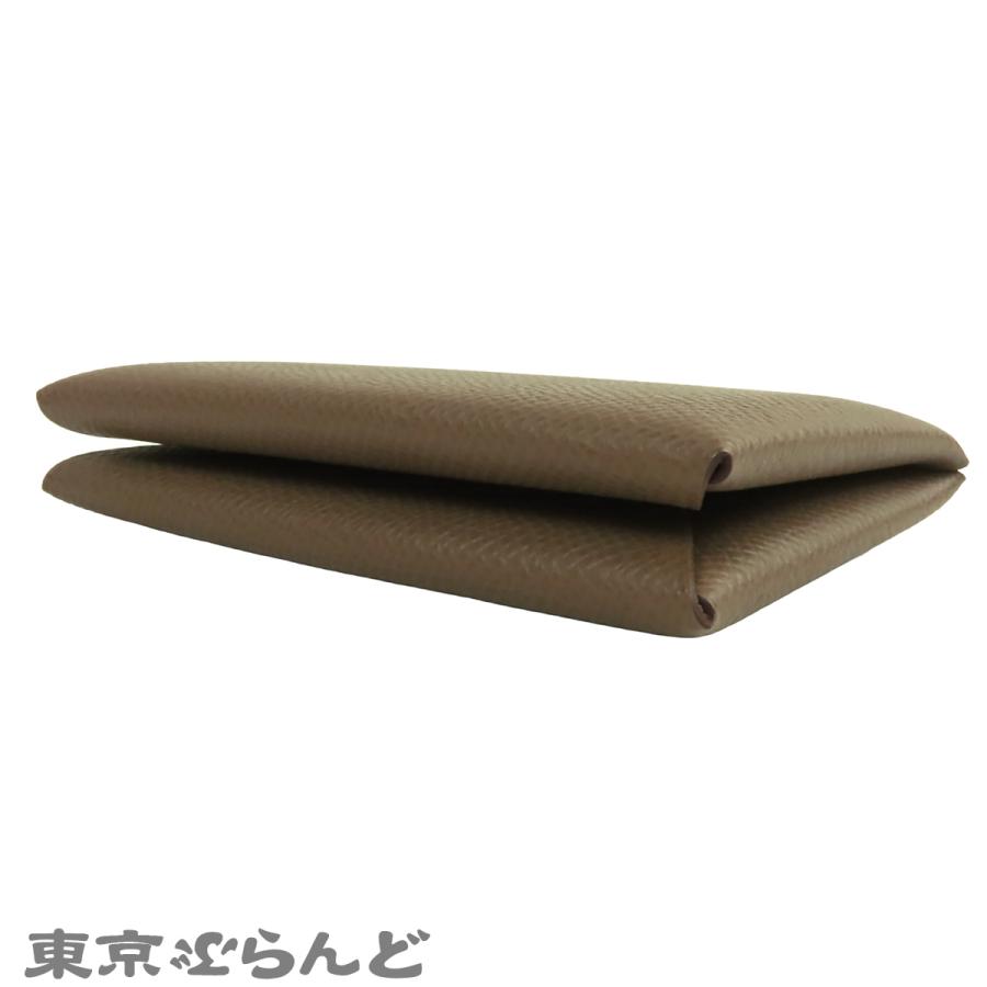HERMES（エルメス） カルヴィ W刻印 エトゥープ シルバー金具 エプソン 