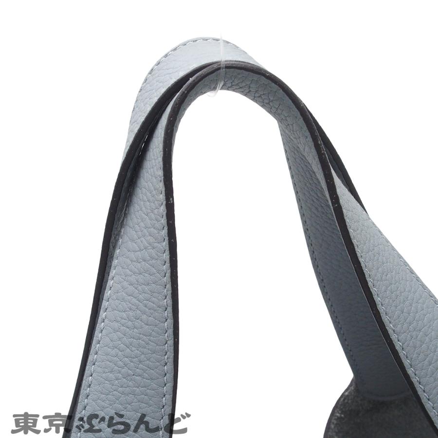 【新品未使用】ピコタンロック トリヨンクレマンス　黒　MM シルバー金具　D刻印 エルメス ピコタン・ロック18 PM トリヨンクレマンス シルバー金具 B