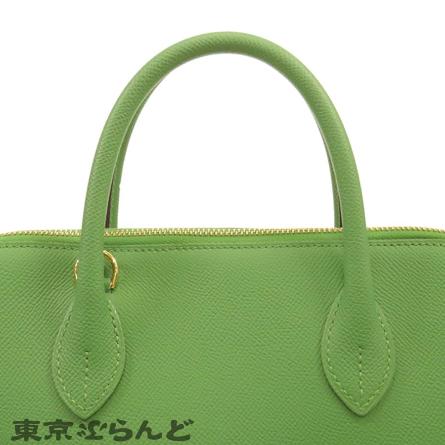 エルメス HERMES ボリード 1923 30 B刻印 ヴェールユッカ ゴールド金具 エプソン 2WAY ハンドバッグ ショルダーバッグ レディース 101853378の画像