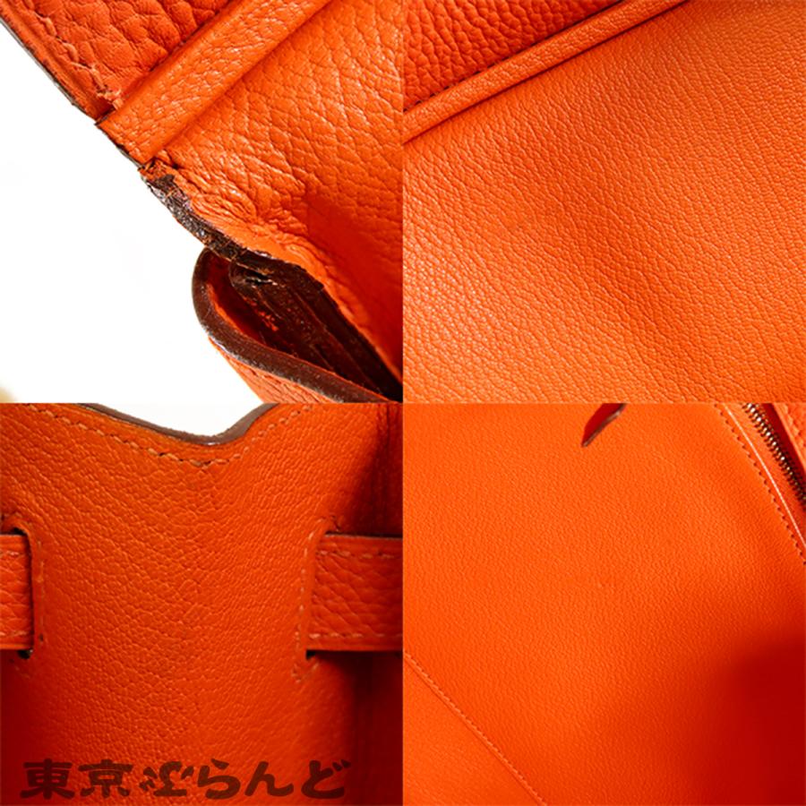 HERMES（エルメス） バーキン 40 □H刻印 オレンジ ゴールド金具 トゴ