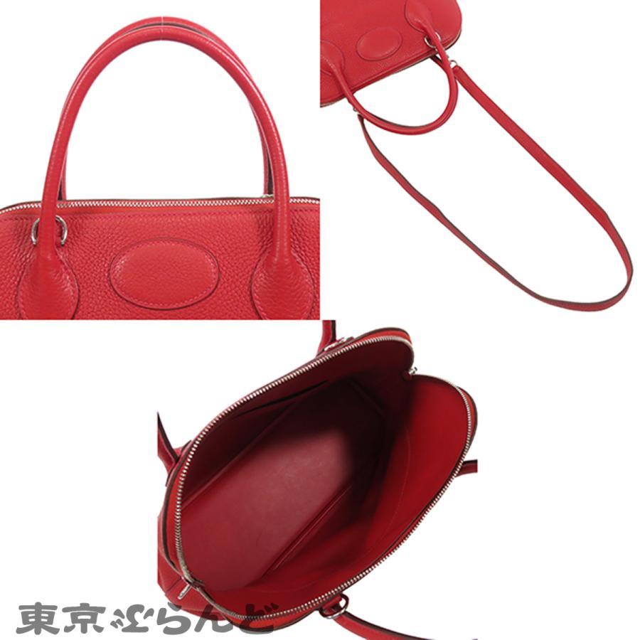 HERMES（エルメス） ボリード 31 T刻印 ルージュカザック シルバー金具