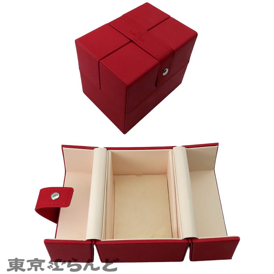 【新品】オメガ純正ボックス OMEGA（オメガ） 純正 箱 ケース ブラウン 腕時計用 保存袋 付属品 空