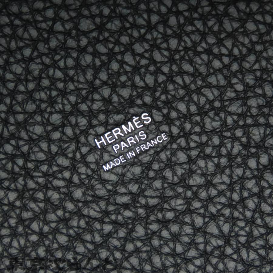 エルメス HERMES ピコタンロック PM K刻印 ブラック 黒 シルバー金具 トリヨン ハンドバッグ レディース 未使用 101855317の画像