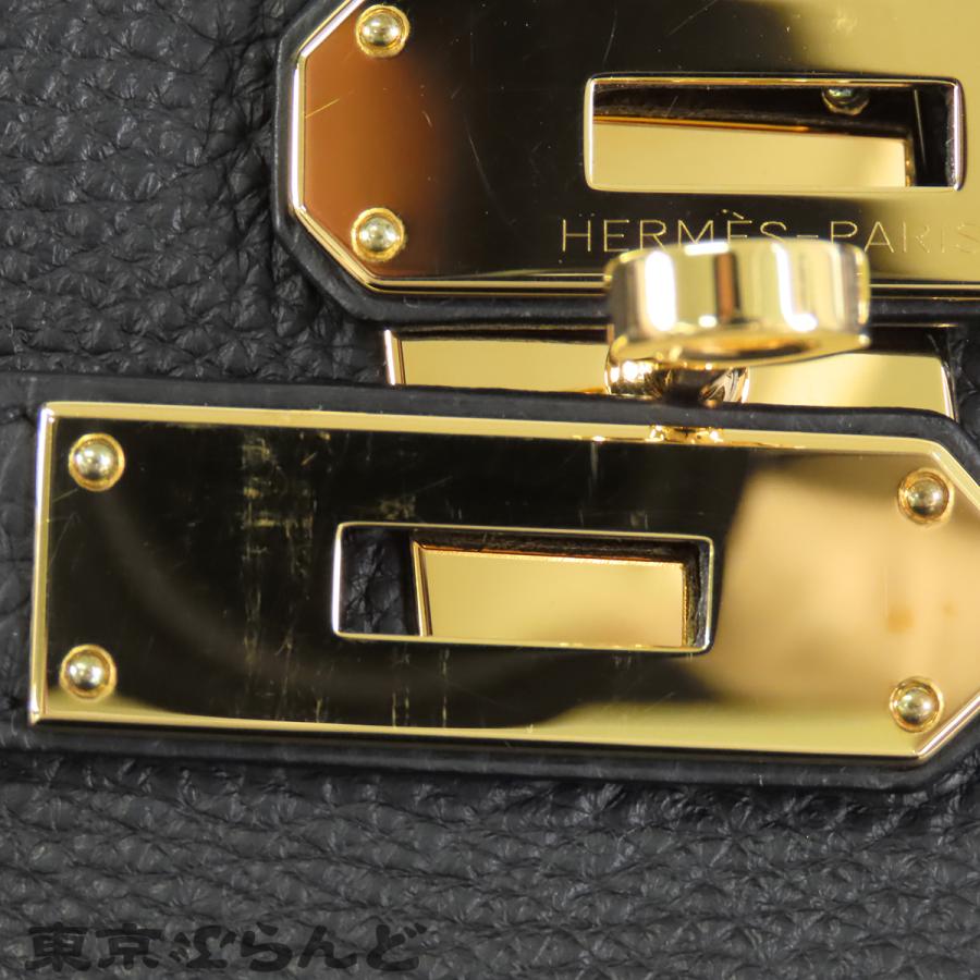 HERMES（エルメス） バーキン 30 T刻印 ブラック 黒 ゴールド金具 トゴ
