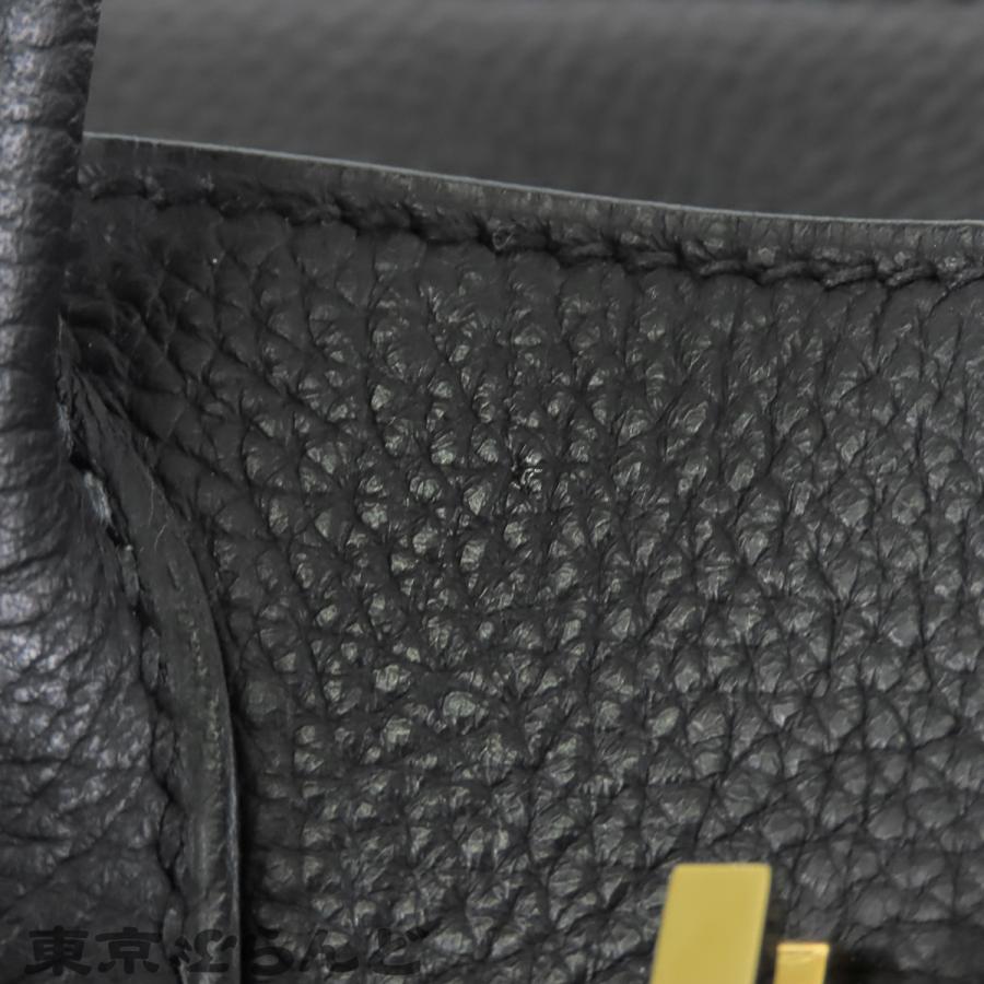 HERMES（エルメス） バーキン 30 T刻印 ブラック 黒 ゴールド金具 トゴ 