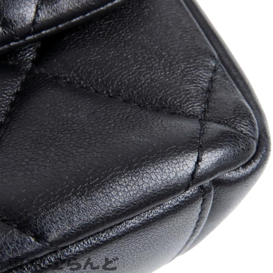 シャネル CHANEL チェーンショルダーバッグ AS2733 ブラック 黒 ゴールド金具 ラムスキン マトラッセ ミニ レディース 101855477_5