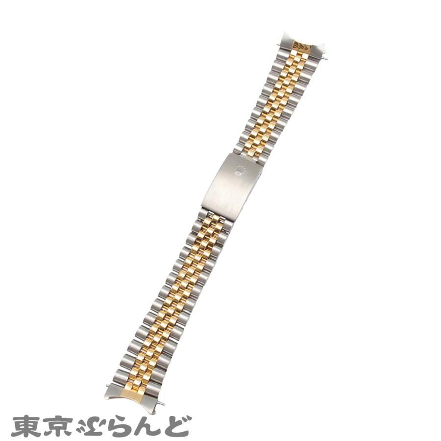 ロレックス ROLEX 純正 替え ジュビリーブレスレット デイトジャスト 16013 16233等用 ラグ幅20mm 62523H シルバーxイエローゴールド SS K18YG メンズ 101856482の画像