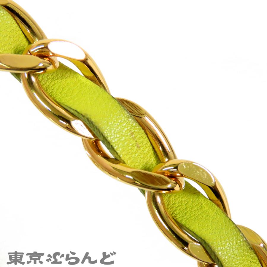 CHANEL（シャネル） ココマーク チェーンベルト ゴールドxイエロー