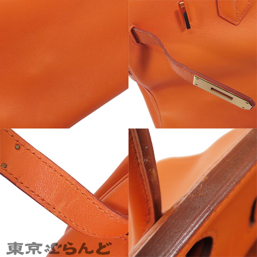HERMES（エルメス） バーキン 35 □A刻印 オレンジ ゴールド金具