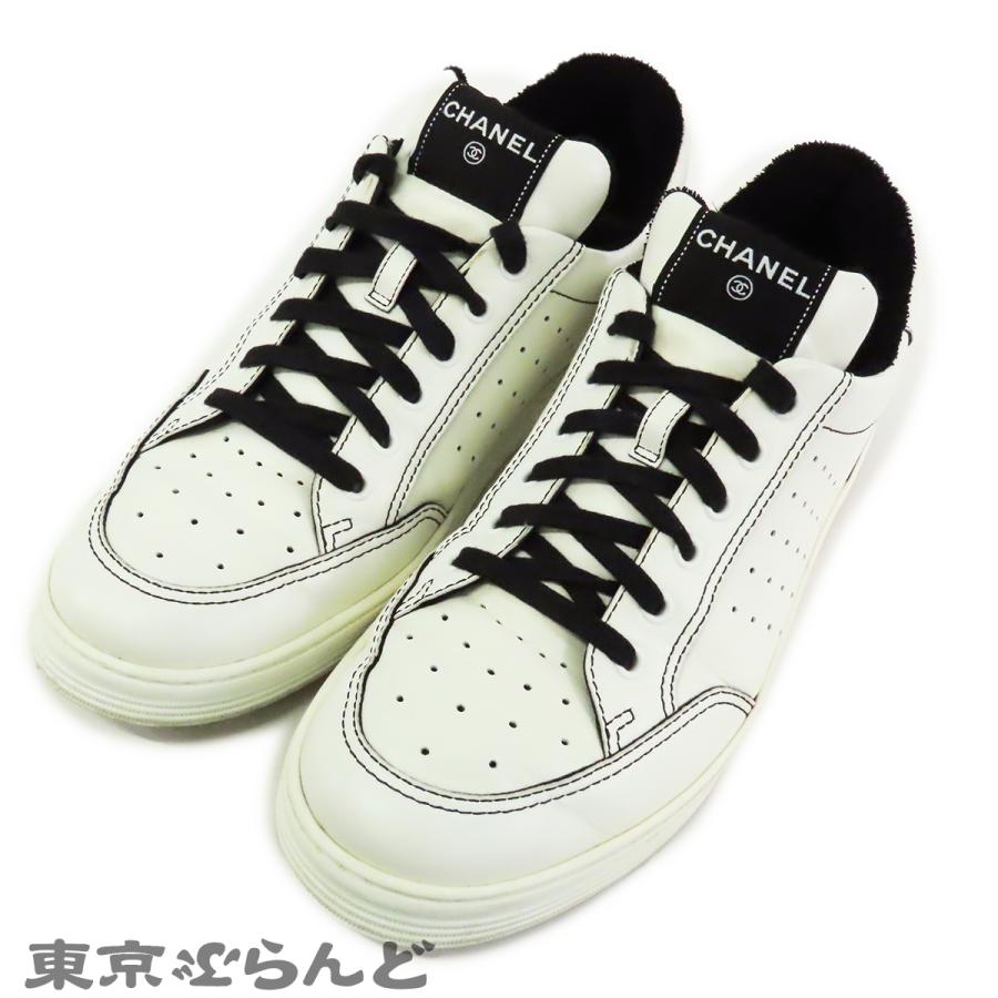 CHANEL（シャネル） ローカットスニーカー G35937 ホワイトxブラック