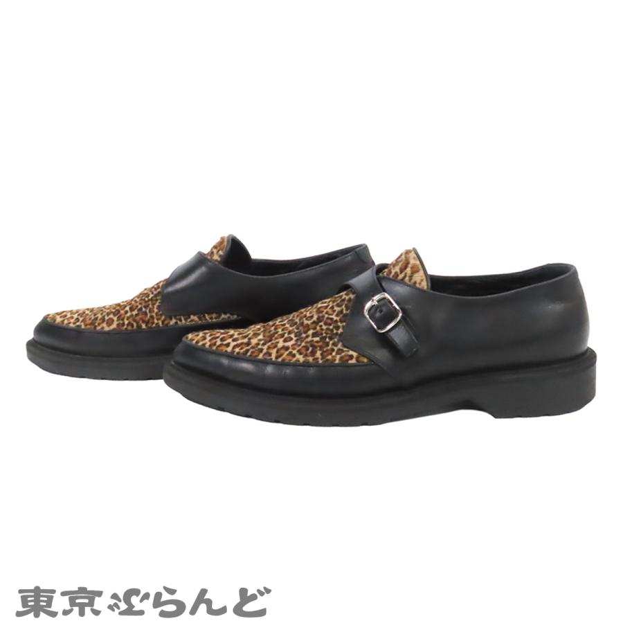 CELINE（セリーヌ） クリーパーシューズ ブラック レザー ハラコ