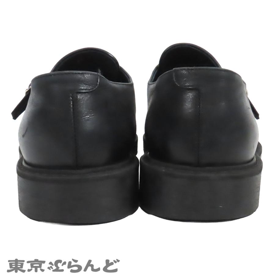 CELINE（セリーヌ） クリーパーシューズ ブラック レザー ハラコ