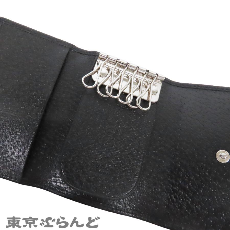 GUCCI（グッチ） キーケース 033 0959 ブラック 黒 ピグスキン 6連