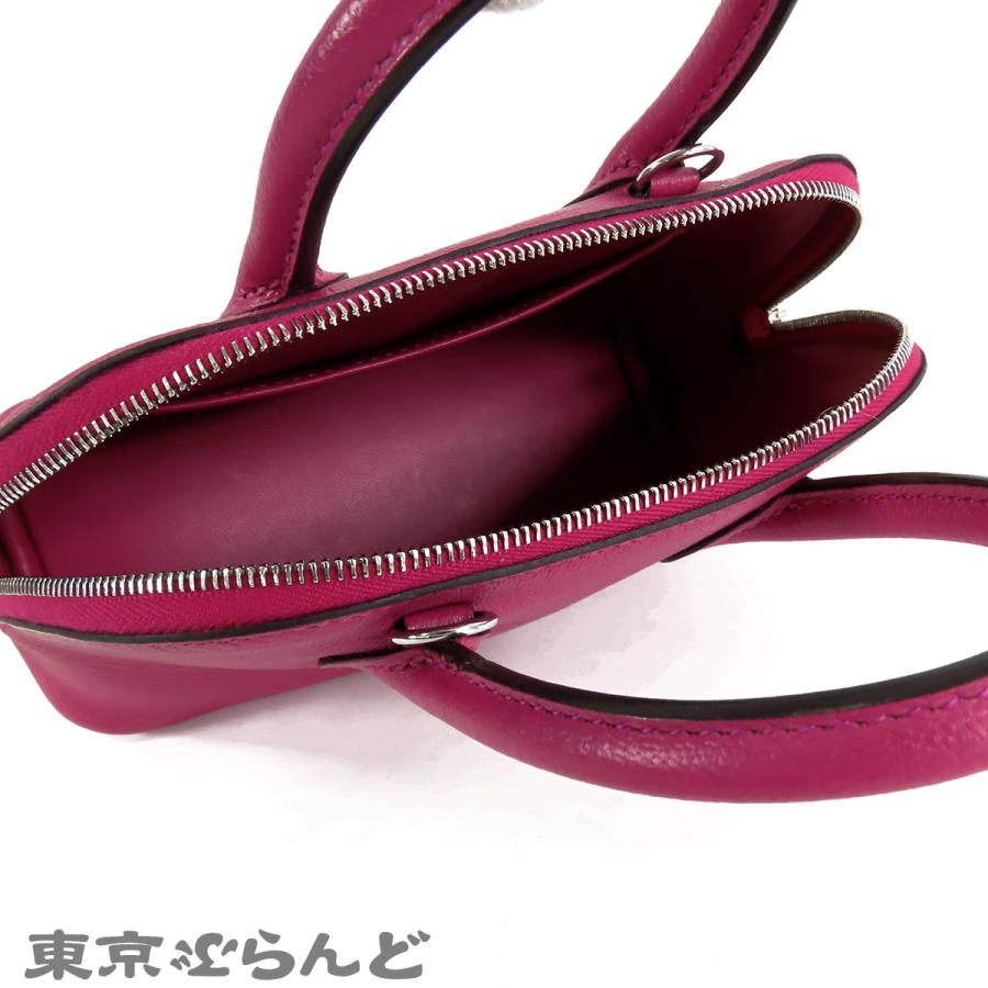 エルメス HERMES ボリード 1923 ミニ C刻印 トスカ シルバー金具 シェーブル 2way ショルダーバッグ ハンドバッグ レディース 101857537の画像