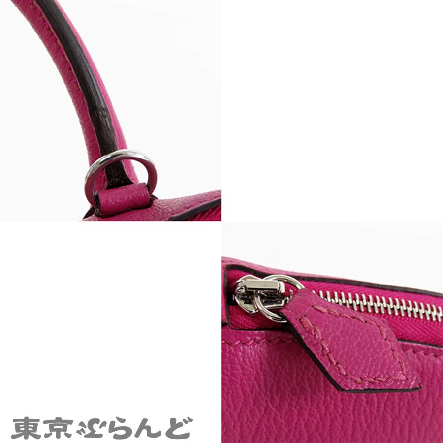 エルメス HERMES ボリード 1923 ミニ C刻印 トスカ シルバー金具 シェーブル 2way ショルダーバッグ ハンドバッグ レディース 101857537の画像
