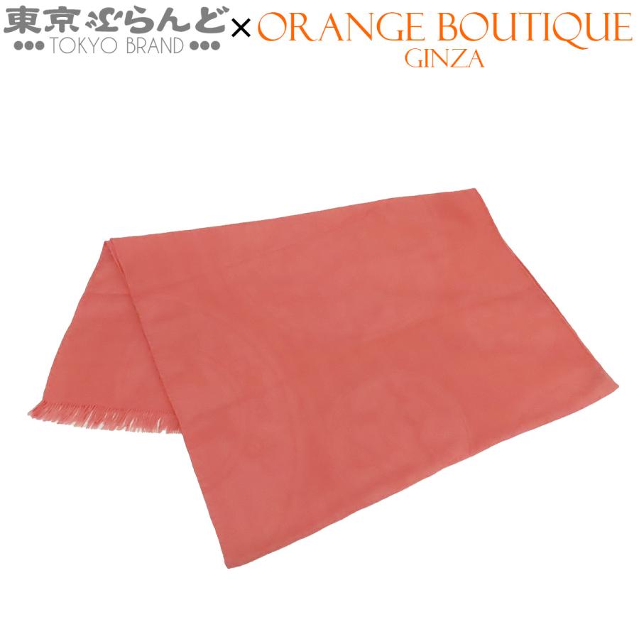 HERMES（エルメス） ニューリブリス ストール ROSE GLOSS コーラル