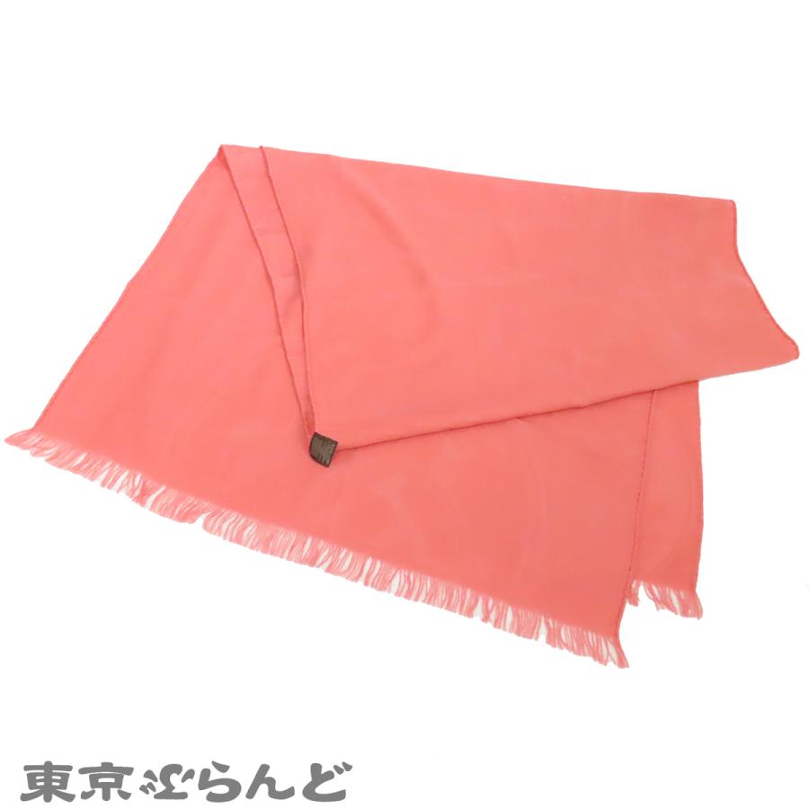HERMES（エルメス） ニューリブリス ストール ROSE GLOSS コーラル