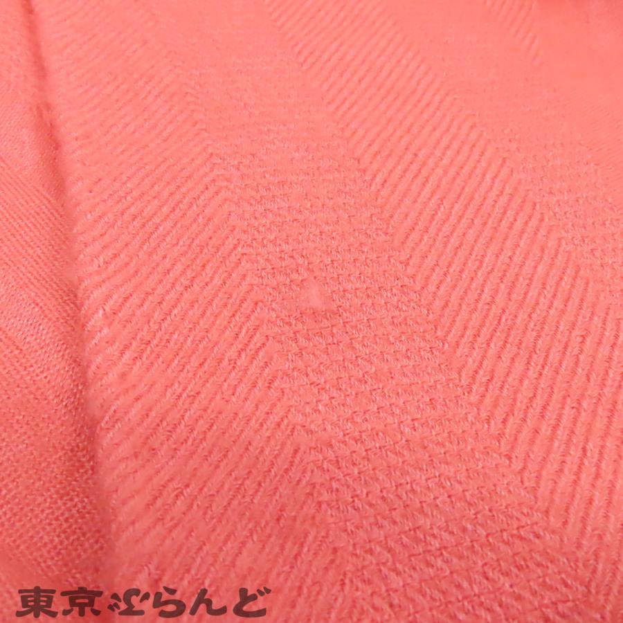 HERMES（エルメス） ニューリブリス ストール ROSE GLOSS コーラル