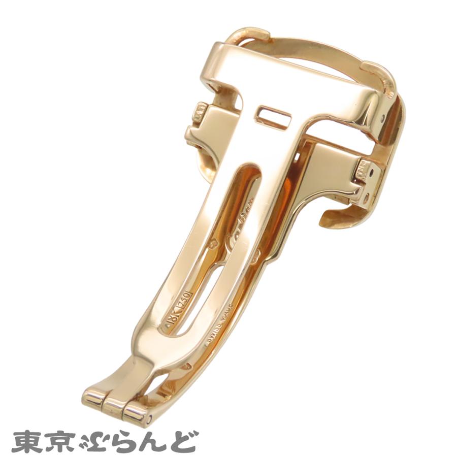 カルティエ CARTIER 純正 Dバックル イエローゴールド K18YG 金無垢 尾錠幅17mm 17g 腕時計小物 レディース 101857610の画像